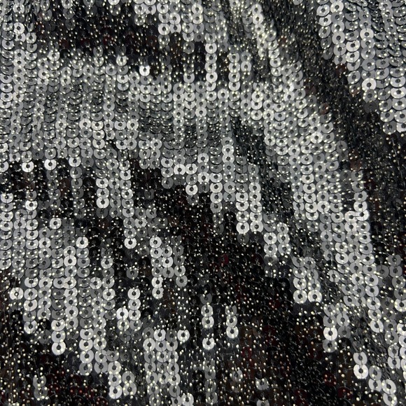 Bisou Bisou Michele Boston Black Sequins Sleeveless Sheath Dress Size 4 - Picture 10 of 10